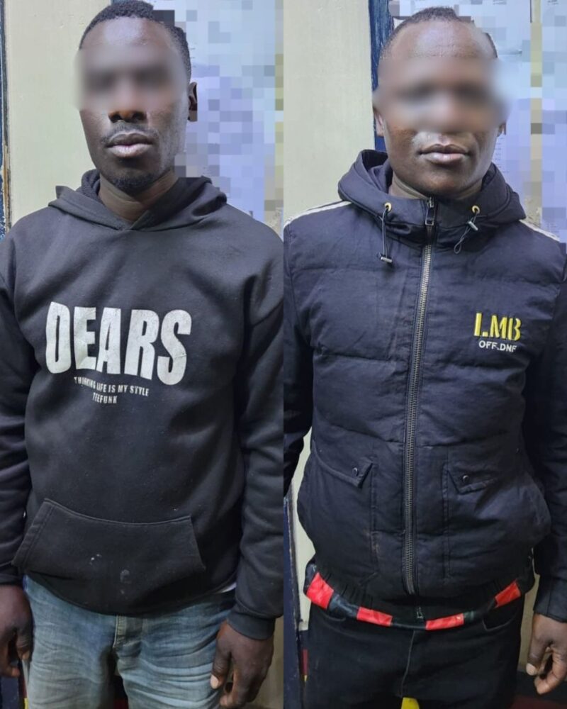 Two suspects arrested as detectives bust stolen mobile phone syndicate in Runda