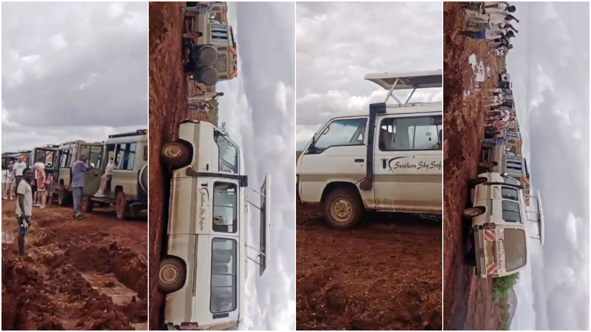15 tourist vans stranded in Tsavo National Park safely escorted out as KWS closes Sala Gate