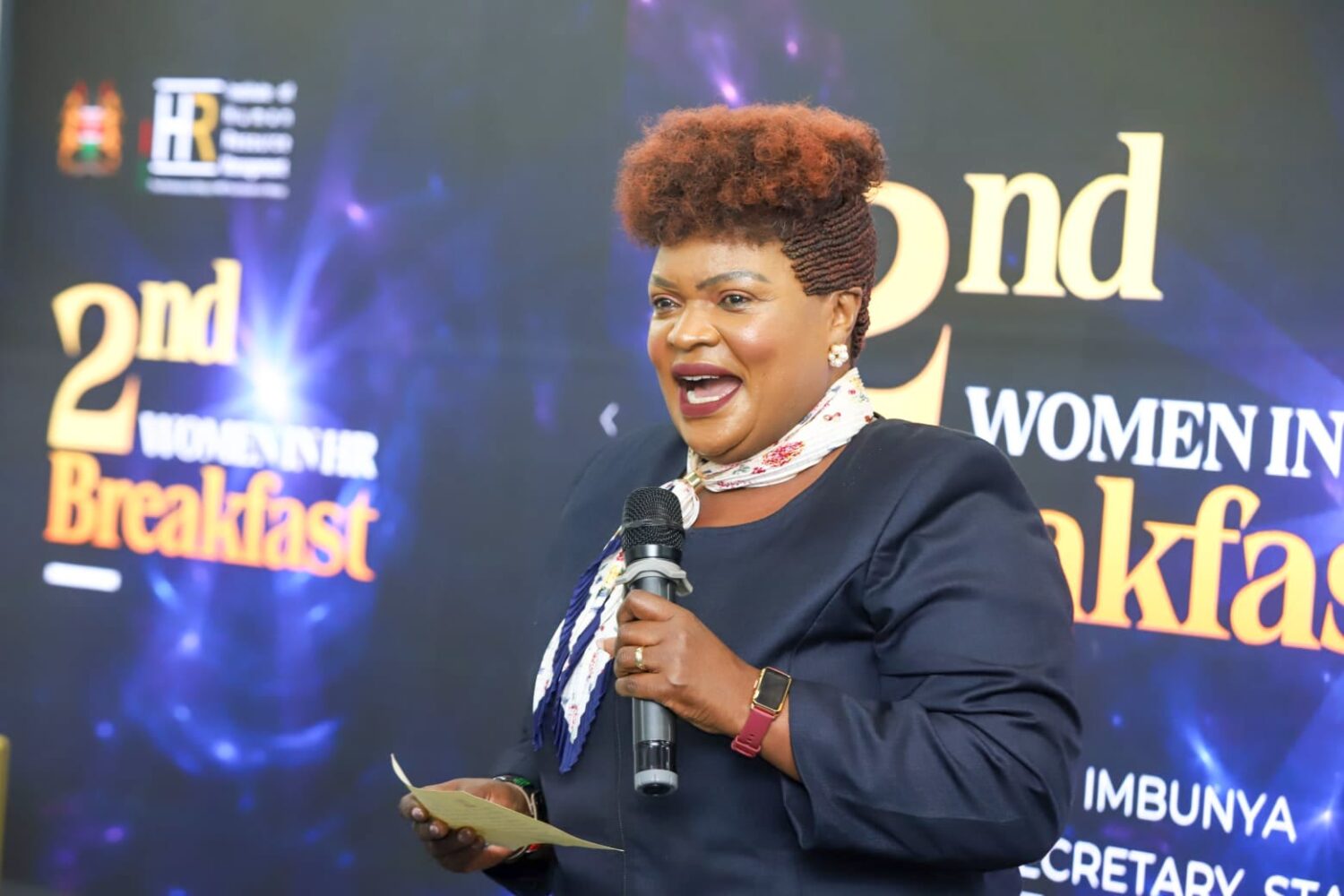 PS Imbunya presides over 2nd Annual Women in HR breakfast meeting