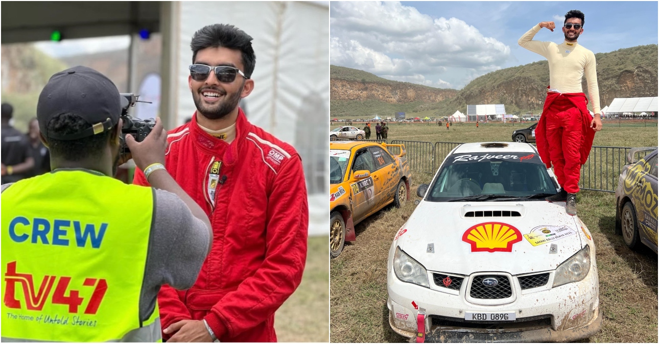 Kenyan driver Rajveer Thethy targets a second podium finish in the Safari Rally KNRC class