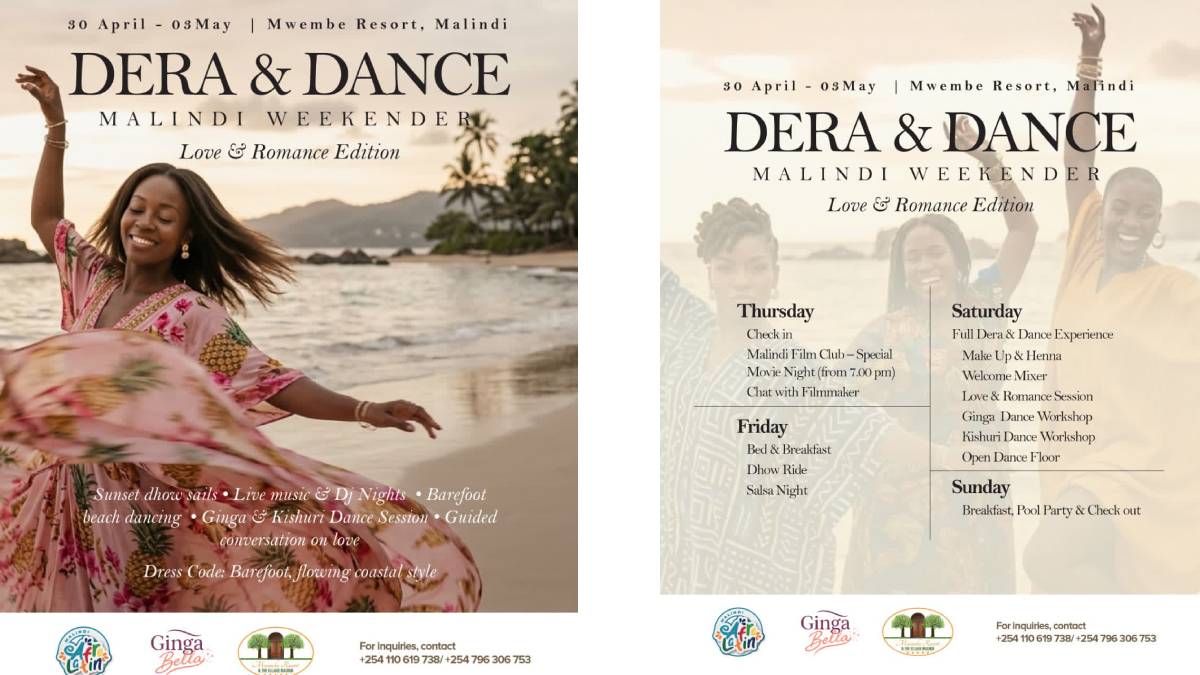 Malindi to host women-only “Dera & Dance” weekender at Mwembe Resort