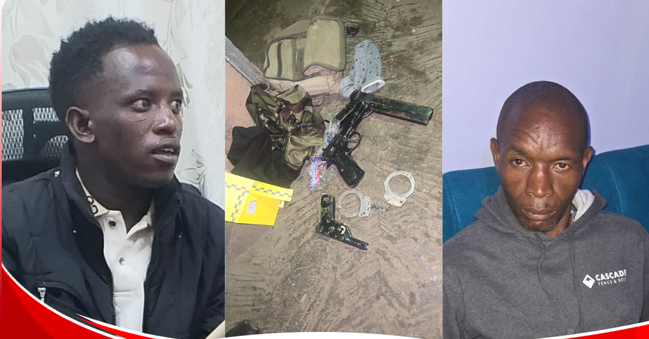 Two arrested as stolen police firearm recovered in Rongai