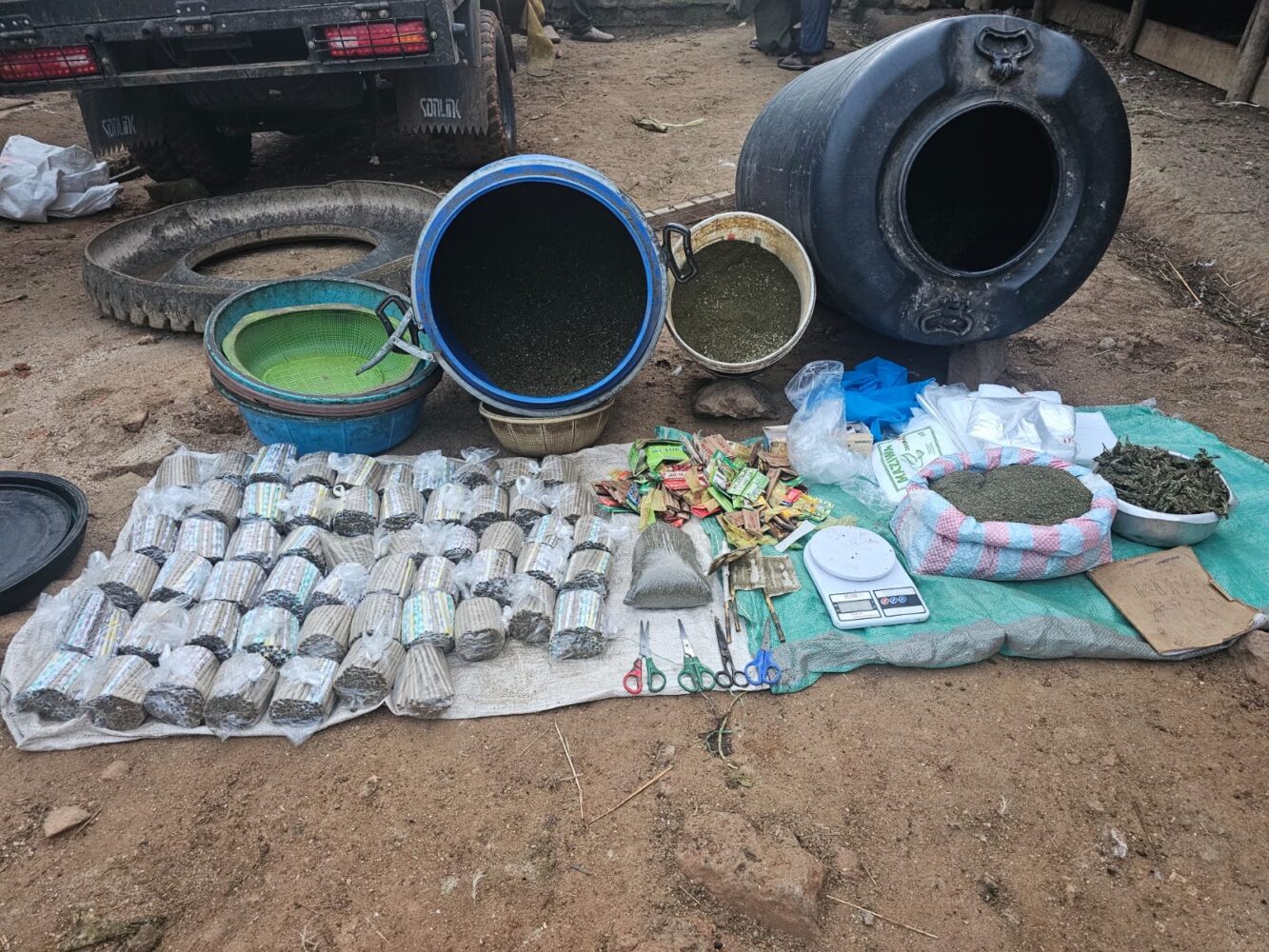 NACADA nets bhang worth KSh1 million in Kitui raid, notorious trafficker arrested