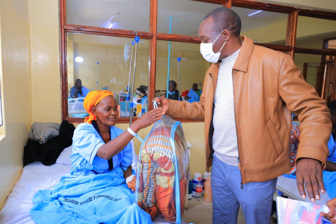 Early Easter for 100 patients at Kisii hospital as Governor Arati pays all their bills