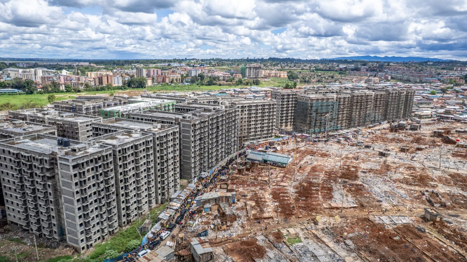 More than 4,000 residents set to benefit as the Kibera Affordable Housing now over 80% complete
