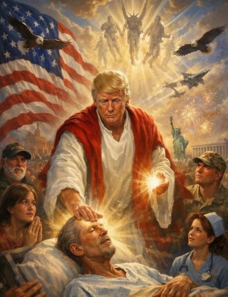 Trump deletes controversial AI image portraying him as Jesus but refuses to apologise