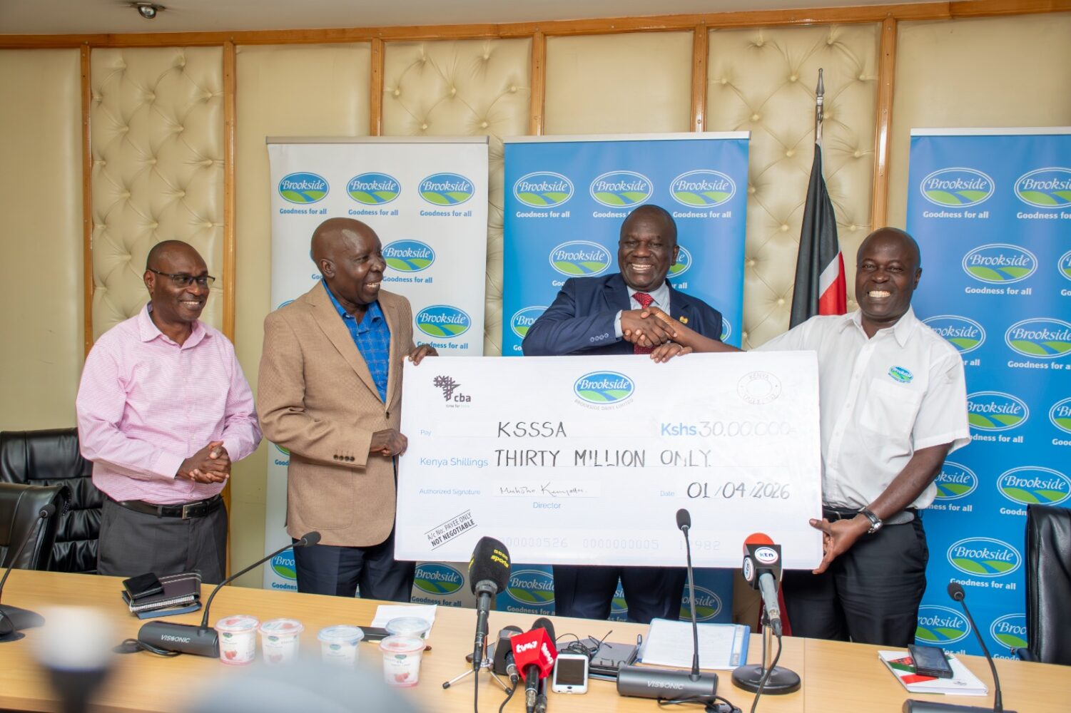 Brookside donates KSh 30 million for KSSSA term one games