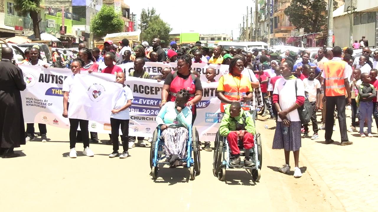 Nyahururu residents hold autism awareness walk, call for inclusion and policy action