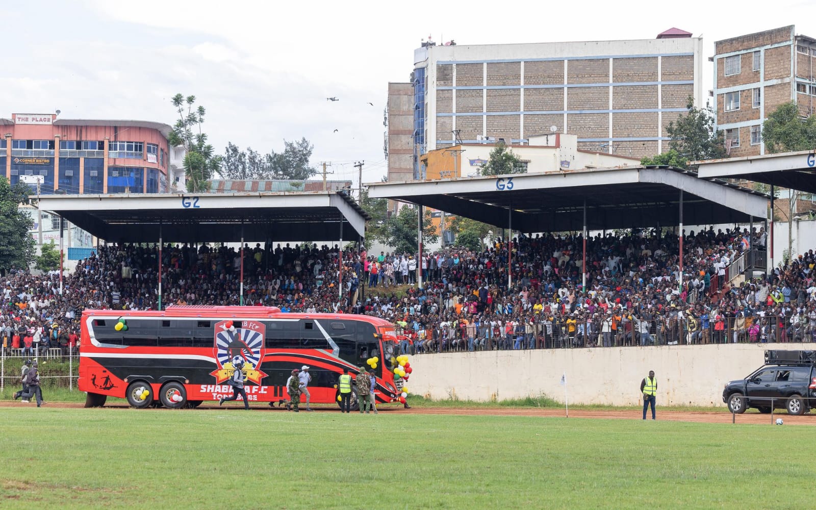 Shabana FC’s sleek, new bus symbolises Tore Bobe’s rise