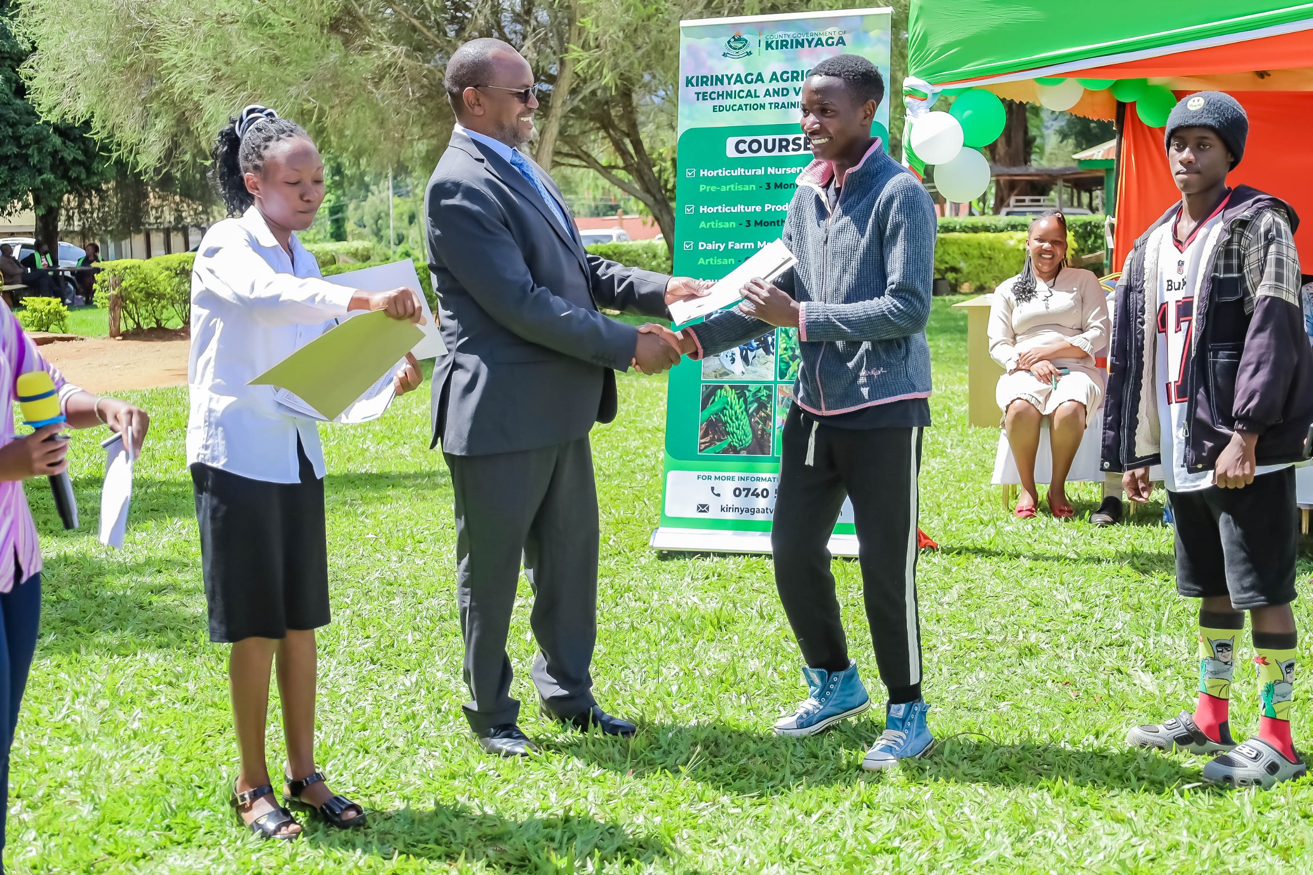 Waiguru accelerates digital skills among youth as 60 graduate from County Agricultural TVET