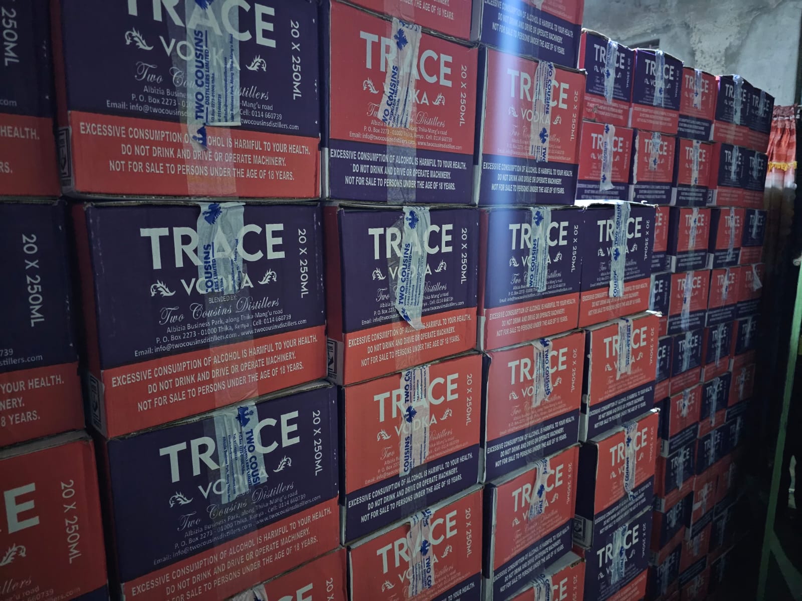 NACADA seizes 1,843 bottles of counterfeit alcohol, arrests proprietor in Kitui holiday crackdown