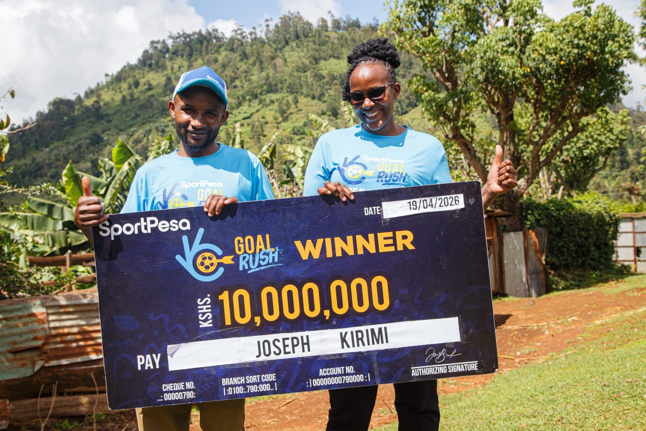Meru man hits KSh 10M jackpot in SportPesa goal rush win