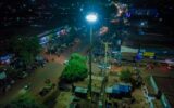Photos: Waiguru’s street lighting projects light up town to a 24-hour economy