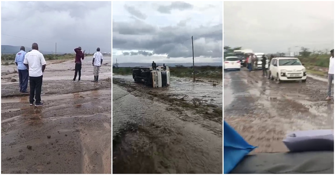 Flooding, silt disrupt traffic on Mai Mahiu–Suswa–Narok road, KeNHA issues fresh traffic advisory