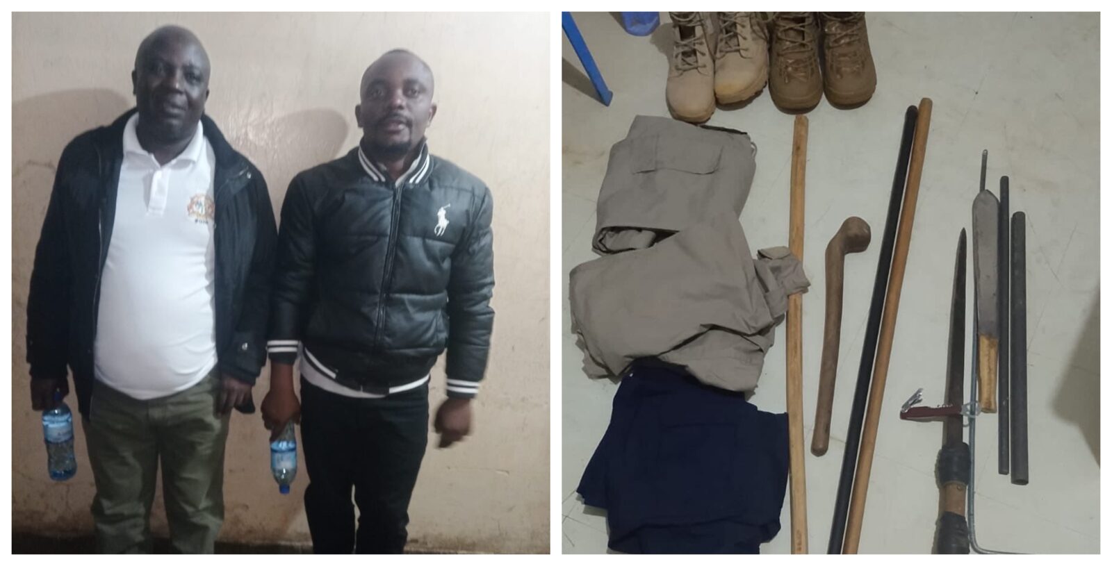 Two senior county officials arrested for hiring goons to disrupt public events