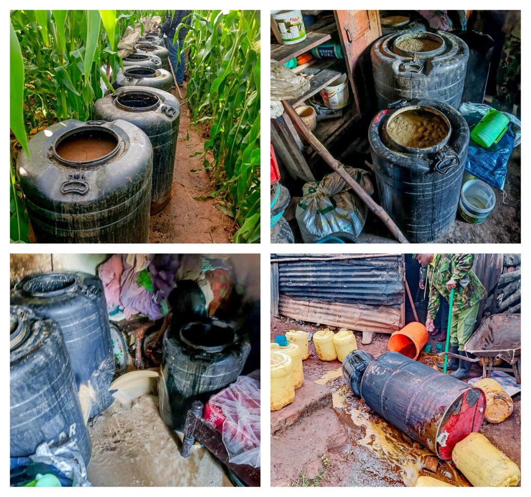 14 arrested, thousands of litres of illicit brew and drugs seizes during police crackdown
