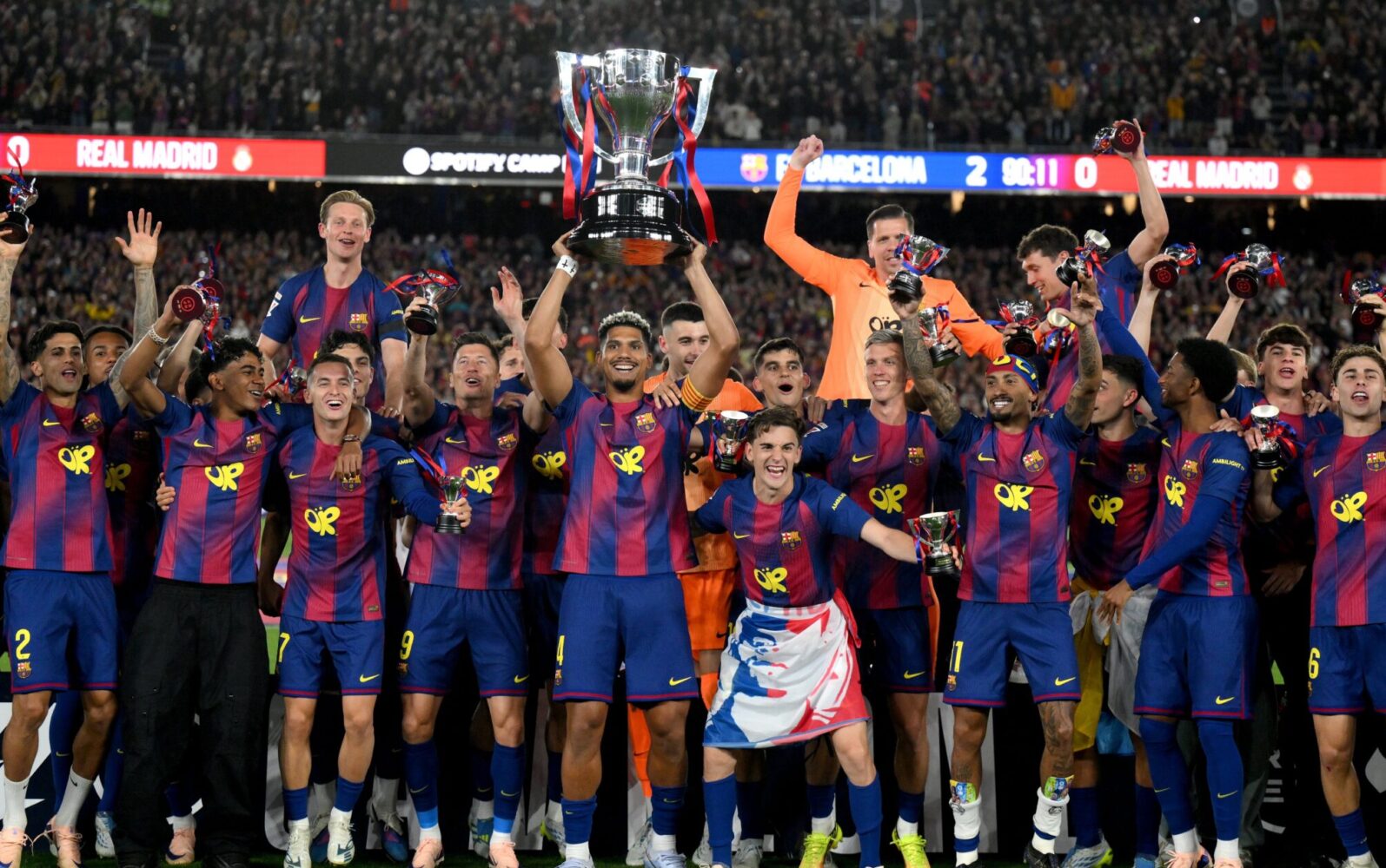 Emotional El Clásico triumph hands Barcelona 29th La Liga title