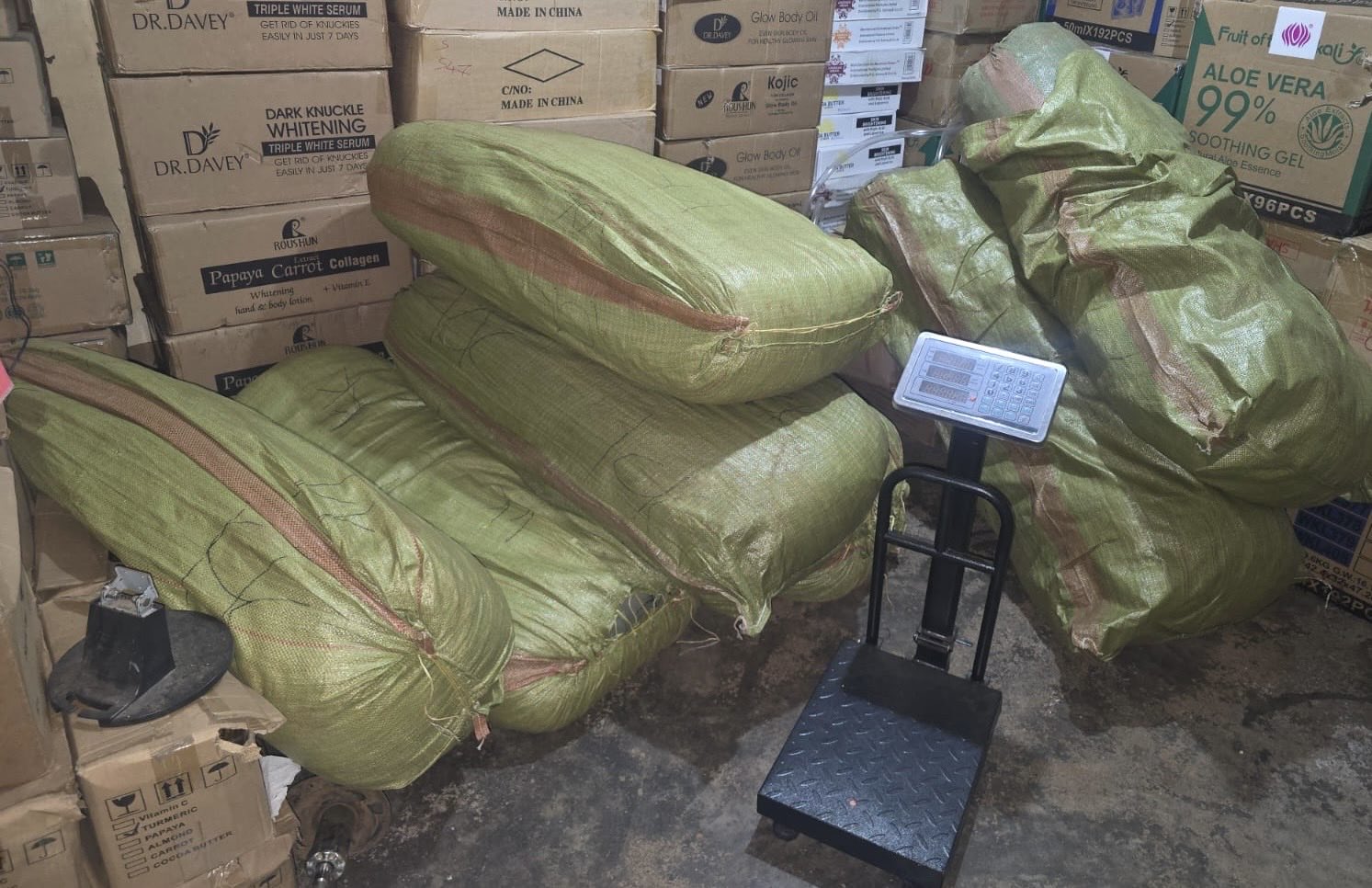 DCI detectives seize large cannabis haul in Lang’ata, hunt for suspect intensifies