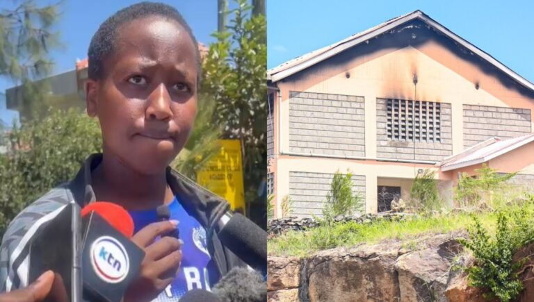 “Vile niliamka, niliskia nduru”: Utumishi Academy fire suvivor narrates how she escaped death by a whisker