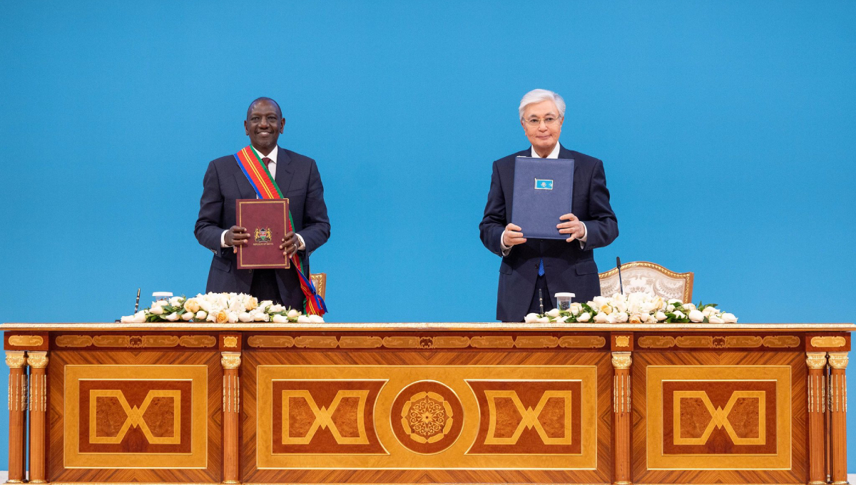 Ruto receives Kazakhstan’s Order of Dostyk, first degree during historic state visit