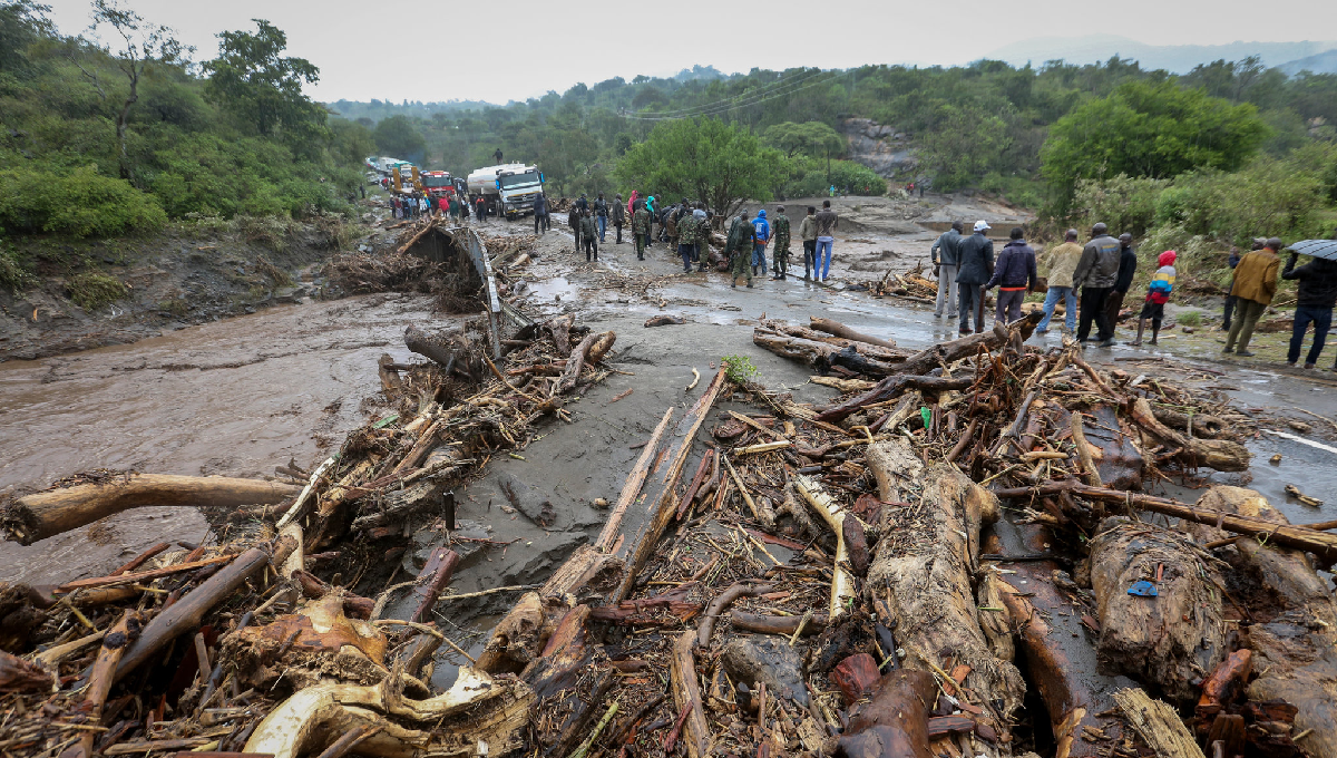 One dead, hundreds displaced as landslides and floods ravage parts of Central Kenya