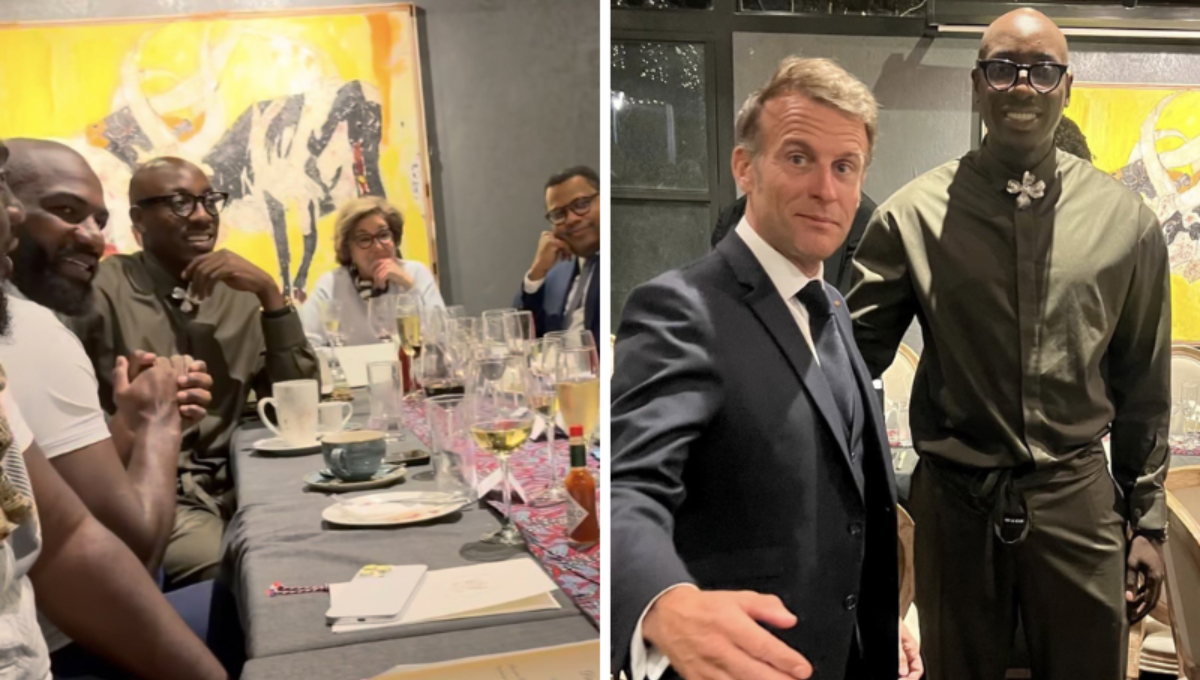 Sauti Sol singer hits back at critics after meeting President Macron