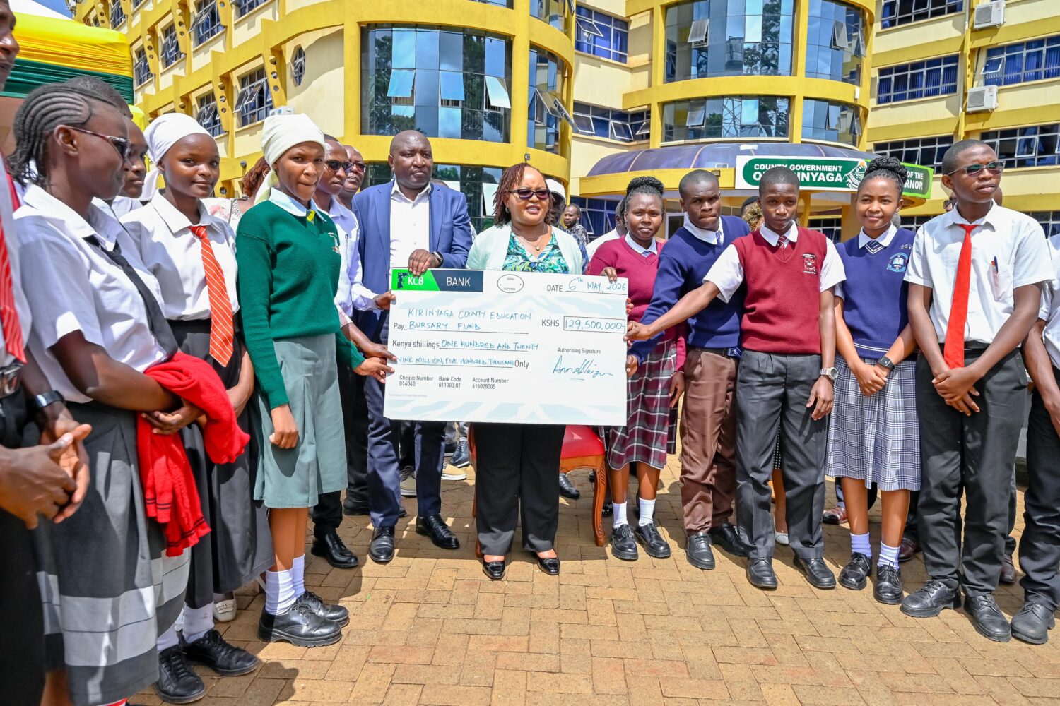 Waiguru disburses KSh129.5 million bursaries to 48,000 students in Kirinyaga