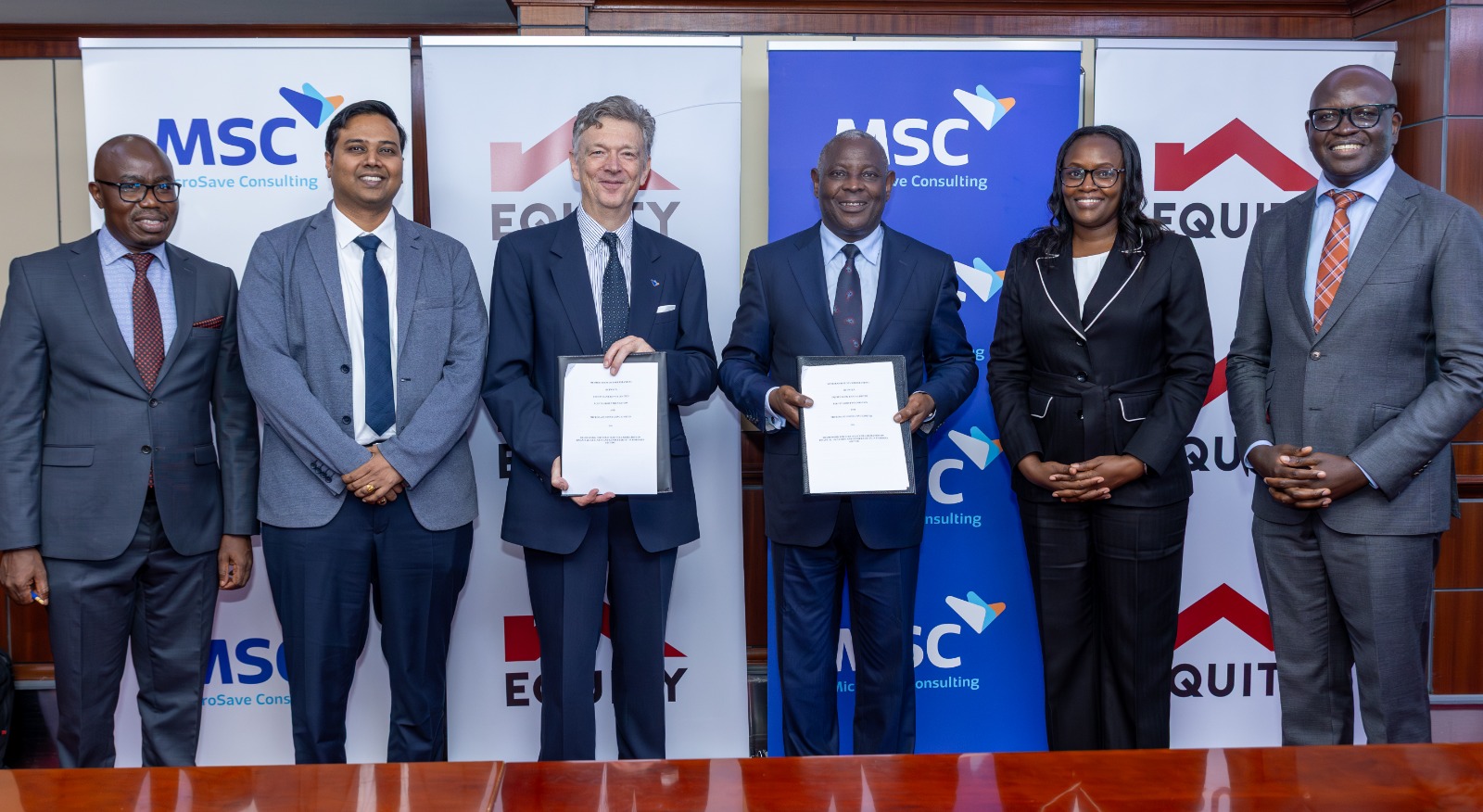 Equity Group and MSC (MicroSave Consulting) sign MoU to advance financial inclusion, gender quity in fisheries sector