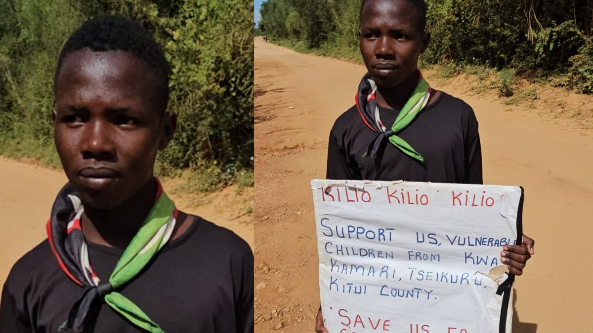 16-year-old walks from Kwa Kamari to Kitui in protest over recent killings