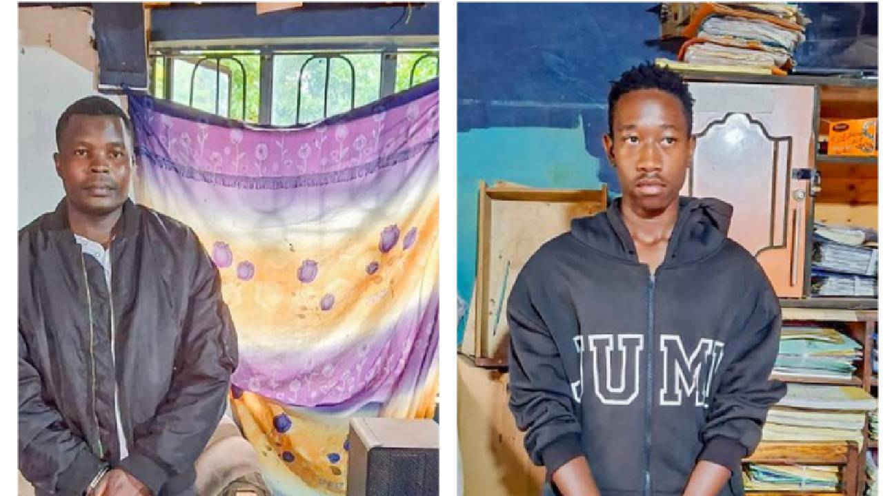 Two arrested as police recover 91 stolen mobile phones and 5 flashing tools in Bungoma Town