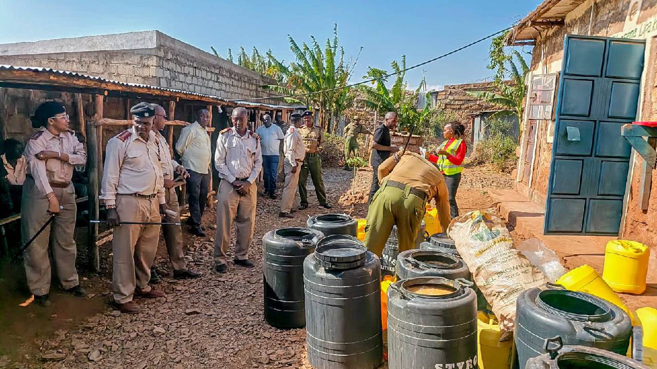27 arrested as multi-agency crackdown on illicit brew hits Isiolo