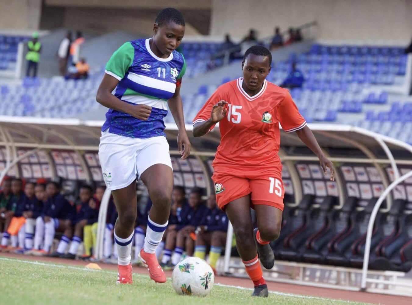Harambee Starlets put six past Lesotho to finish third in Zambia Four Nations tournament