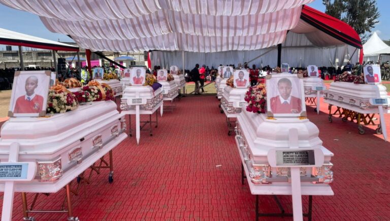 Requiem mass for Utumishi Girls Academy fire victims underway in Gilgil, Nakuru