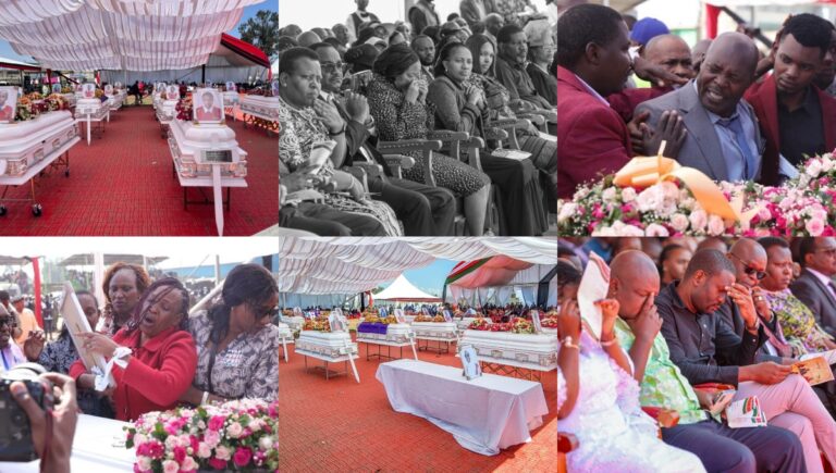 Tears and grief as families, leaders gather for requiem mass of Utumishi dormitory fire victims