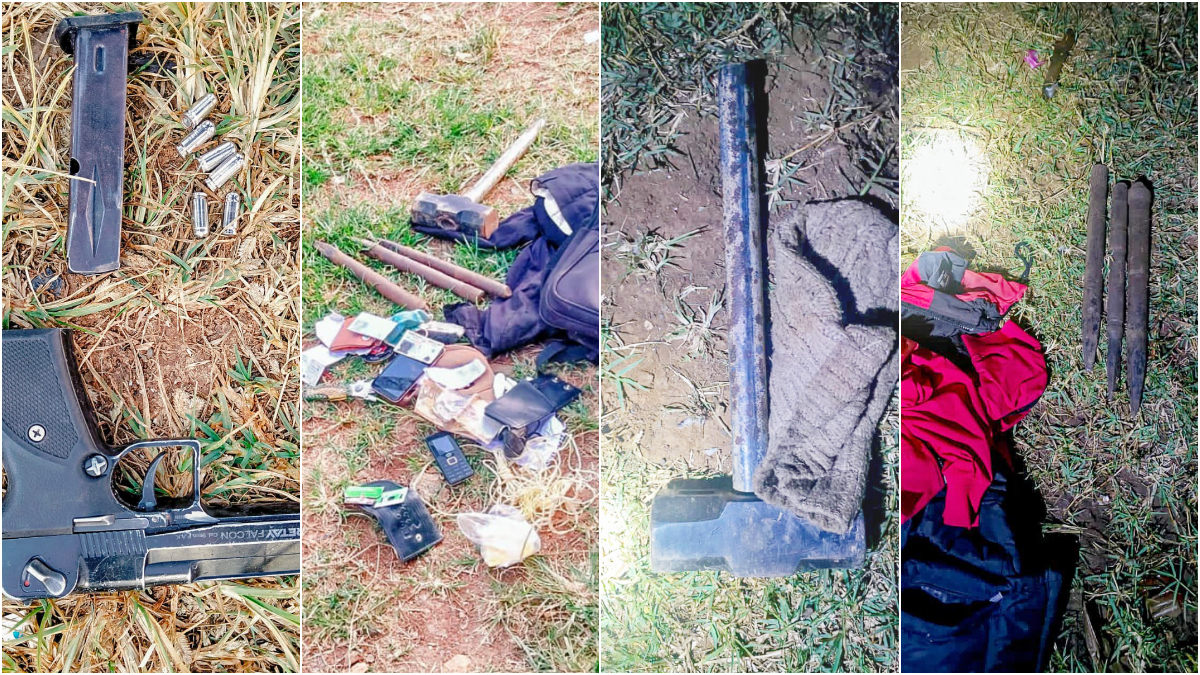 Four dangerous gangsters shot dead in a fierce gun battle with police officers