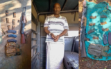Two guns, more than 130 bullets recovered as police arrest illegal firearms dealer at Kanyonyo Vehicle Checkpoint