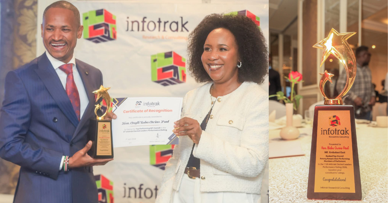 Babu Owino tops Infotrak survey as Kenya’s best performing MP
