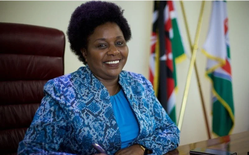 Bomet County's first female governor, the late Joyce Laboso.