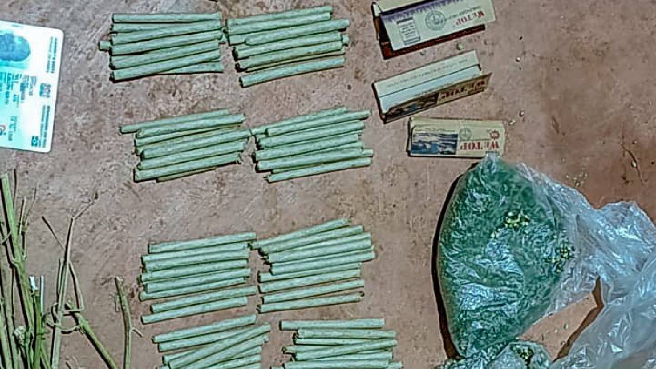 Four arrested as police seize over 230 rolls of bhang during crackdown in Machakos and Bungoma