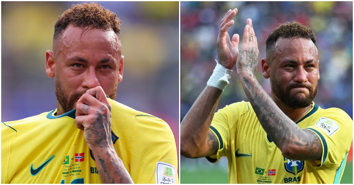 Neymar retires from international football in tears