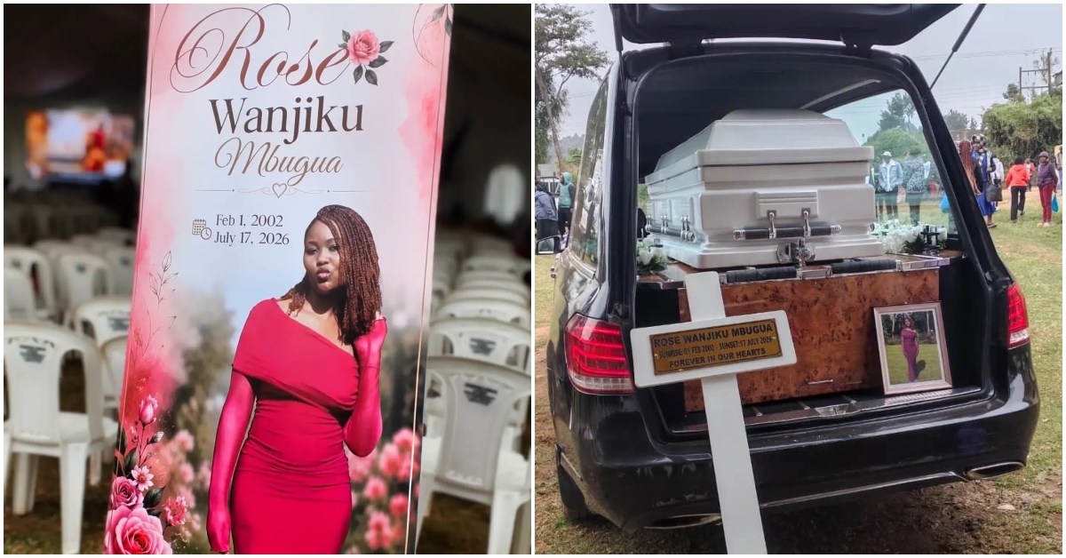 Tears flow as 24-year-old journalist Rose Mbugua is laid to rest in Limuru