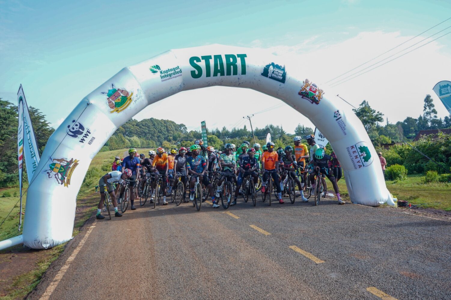 Kaptagat’s 80km cycling test where every pedal stroke grows a forest