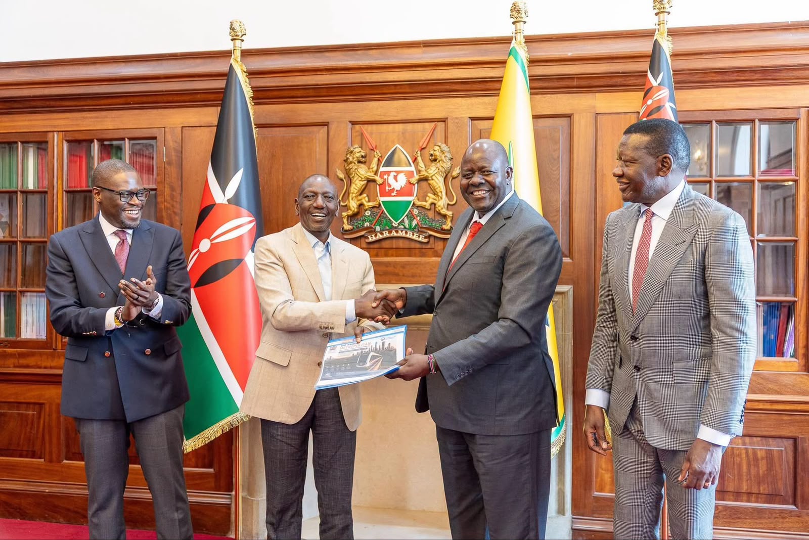 Ruto endorses Nairobi’s 30KM underground railway plan after Sakaja-led State House presentation