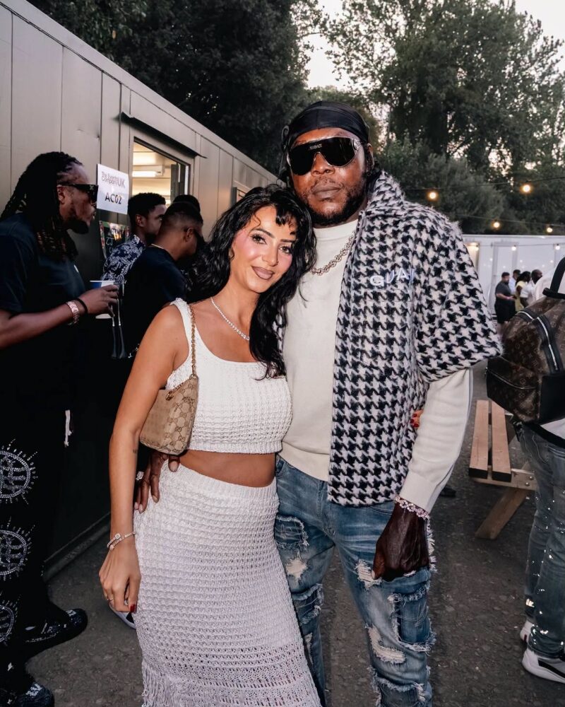 Vybz Kartel stuns 60,000 fans at Reggae Land UK 2026 with baby news with fiancée Sidem Ozturk. Photo: Instagram
