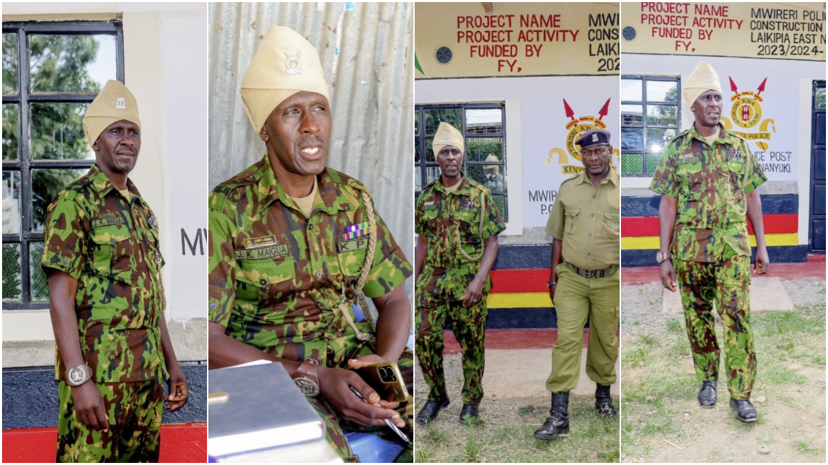 Meet Senior Sergeant Joseph Maigua, the Akorino turban-wearing Officer In-Charge of Mwireri Police Post