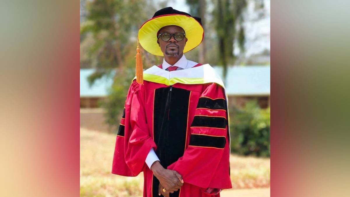 MP Didmus Barasa graduates with a PhD from Murang’a University of Technology