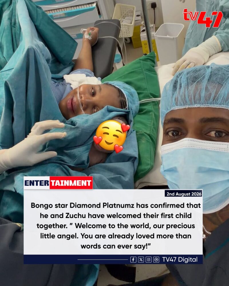 Diamond Platnumz and Zuchu welcome their bundle of joy, a baby girl
