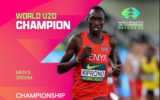 Emmanuel Kiprono smashes record to win Kenya gold at U20 World Championship in Oregon