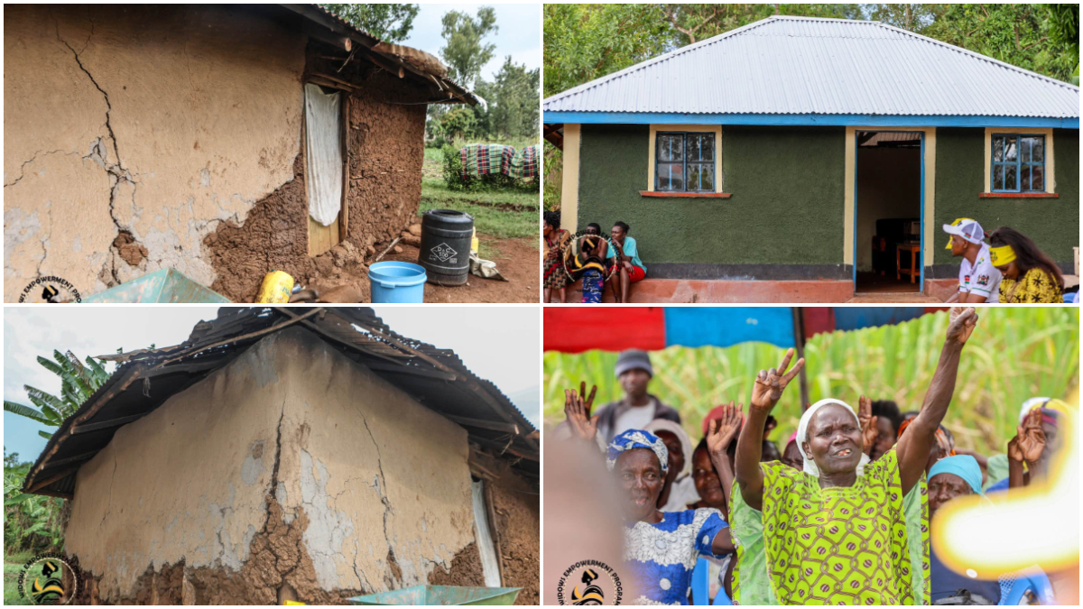 Photos: Renewed hope for 65-year-old Homa Bay widow as she gets brand new, fully-furnished house