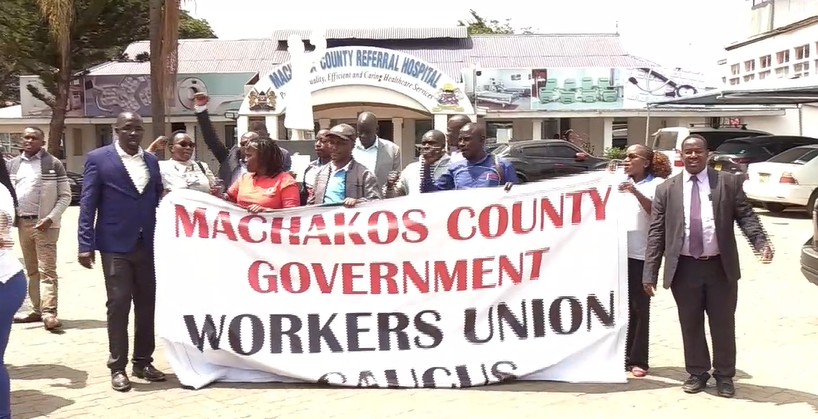 Machakos County workers threaten to storm County Assembly over budget delay